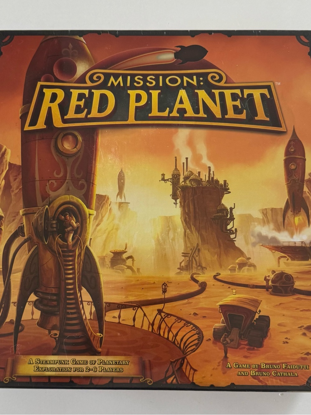 Mission: Red Planet Wall Art - Orange Red Canvas Print